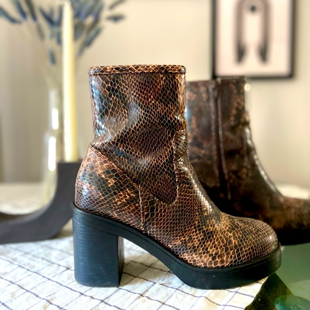 Urban Outfitters Snake Boot